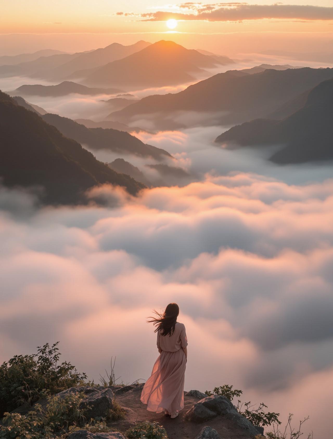 图集吧-台湾写真-阿里山云海